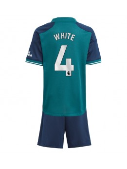 Otroški Nogometna dresi replika Arsenal Benjamin White #4 Tretji 2023-24 Kratek rokav (+ hlače)